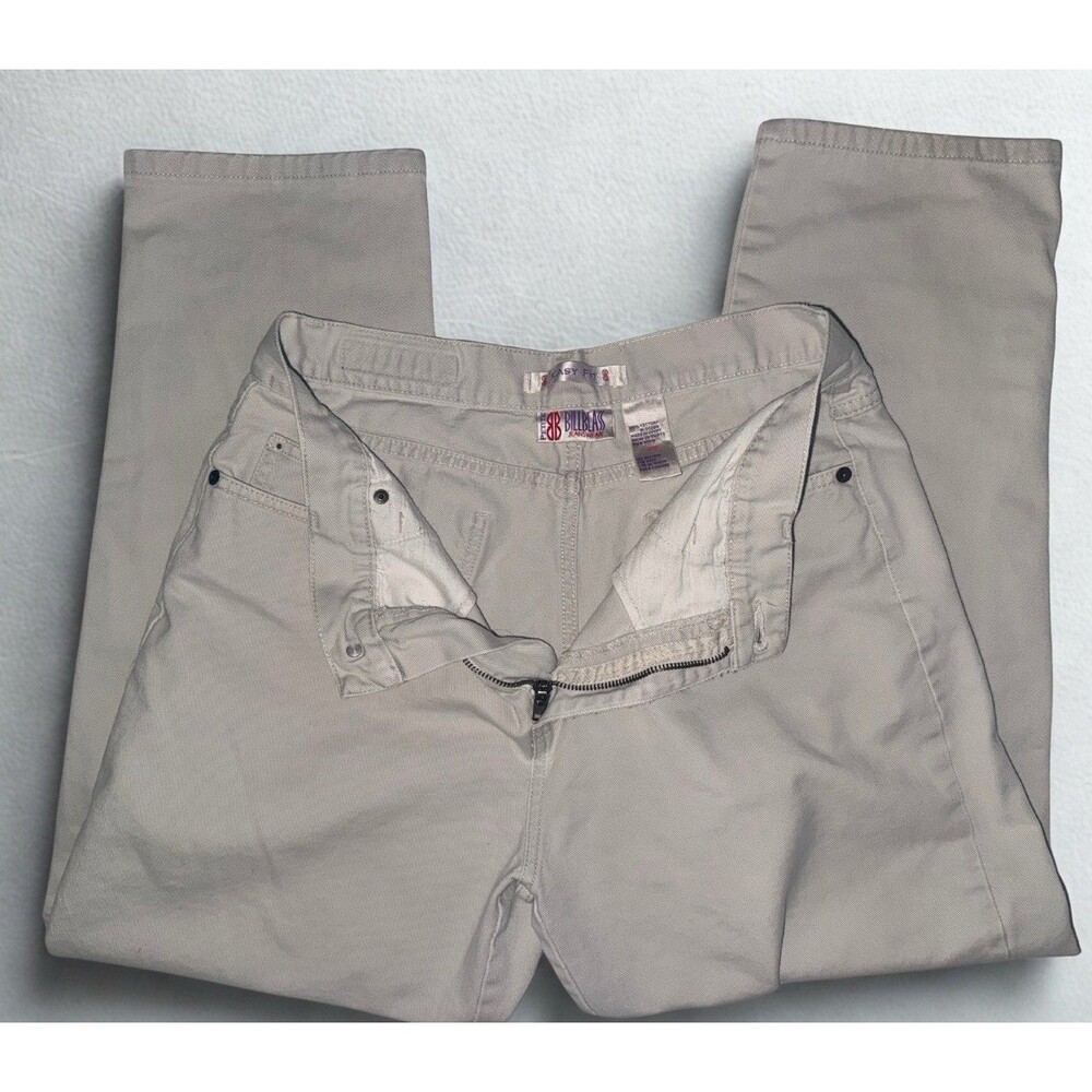 Vintage Bill Blass Easy Fit Cream Jeans Size 12p Straight Leg
